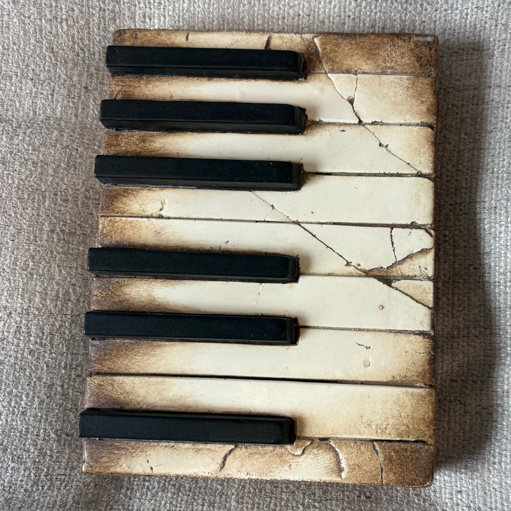 SID DICKENS MEMORY BLOCK TILE: PIANO KEYS (T45)